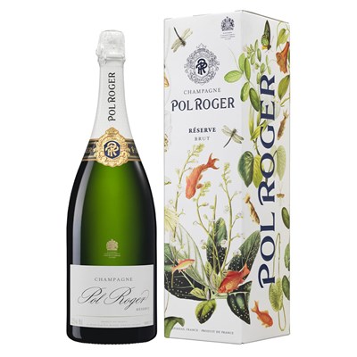 Send Magnum of Pol Roger Brut Reserve 1.5L - Pol Roger Magnum Champagne gift